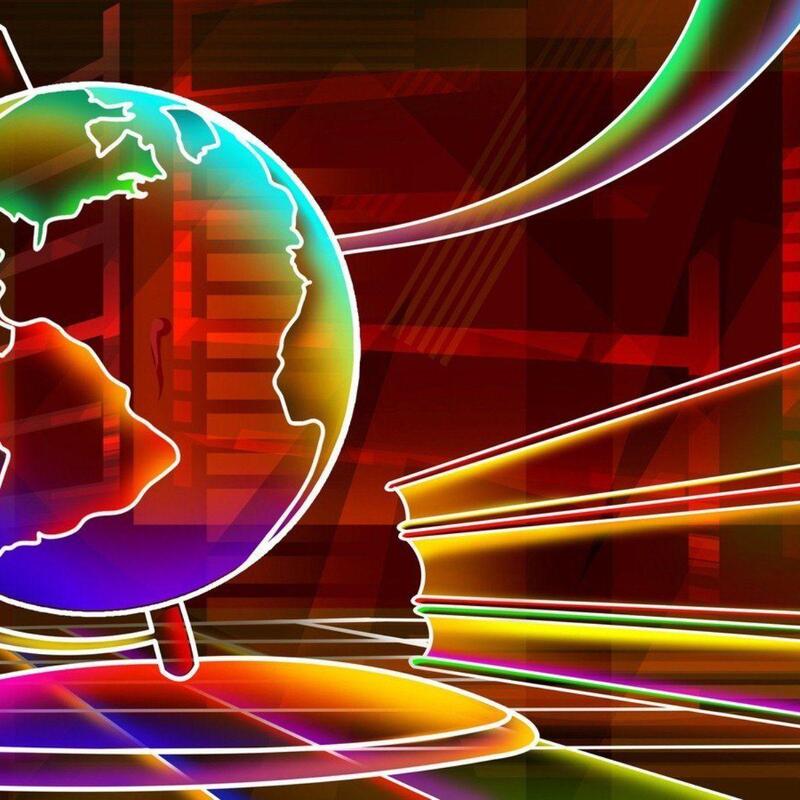 tafel met boeken en globe