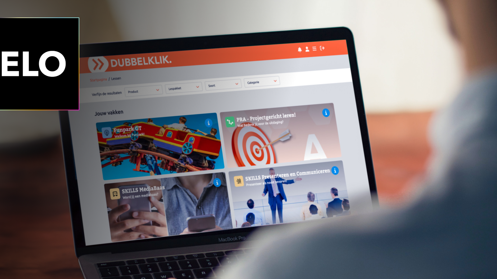 ELO voor 2 uitgeverijen van digitaal lesmateriaal