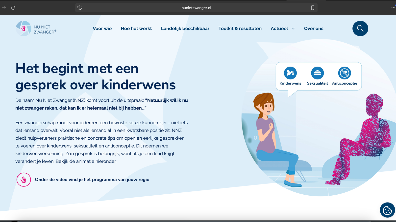 Website Nu Niet Zwanger