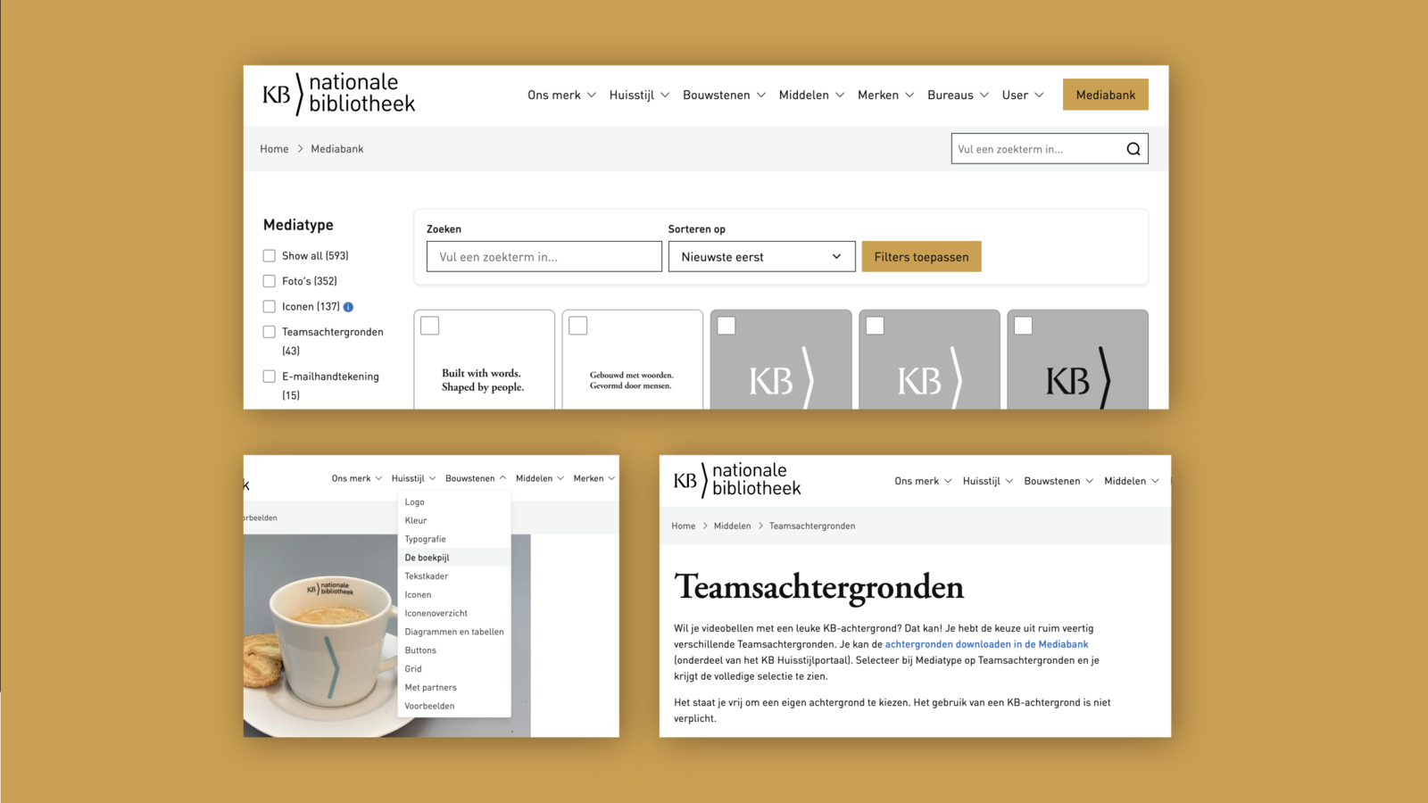 Brandportal van de KB